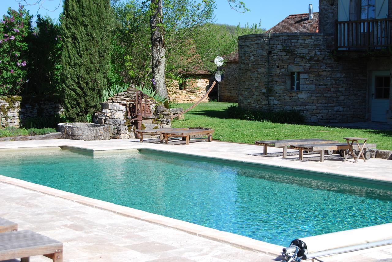 Bed and Breakfast Mas De Garrigue Calvignac Exteriér fotografie
